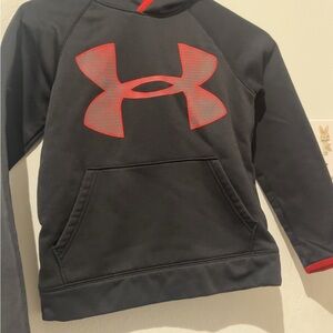 Under Armour Black and Red Hoodie